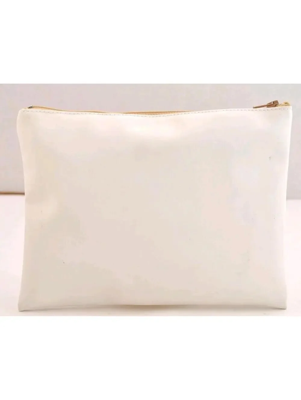 Authentic Louis Vuitton Fondation Exclusive Dots Pouch White Polyurethane